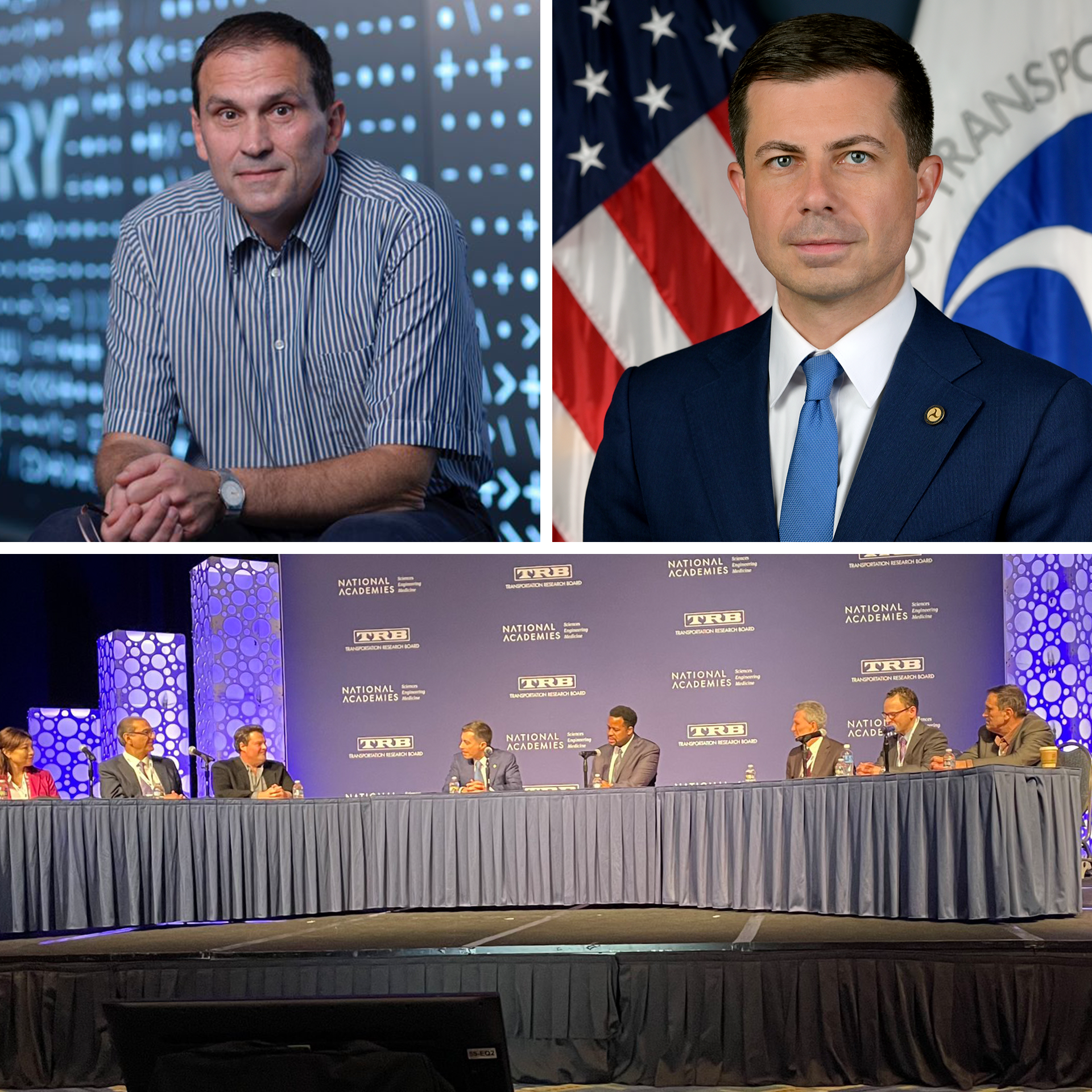 Franz-Josef Ulm sits on TRB USDOT panel with Pete Buttigieg